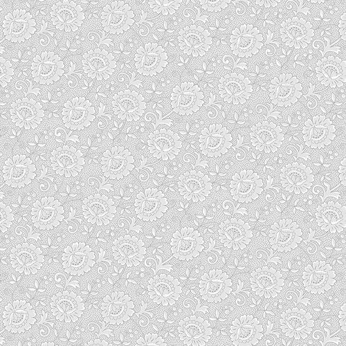 Studio E Cream & Sugar IX Quilt Fabric Floral Style 5105-90 Gray