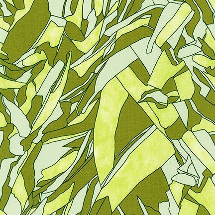 Carolyn Friedlander Jetty Quilt Fabric Tree Shadow Style 19070-7 Green