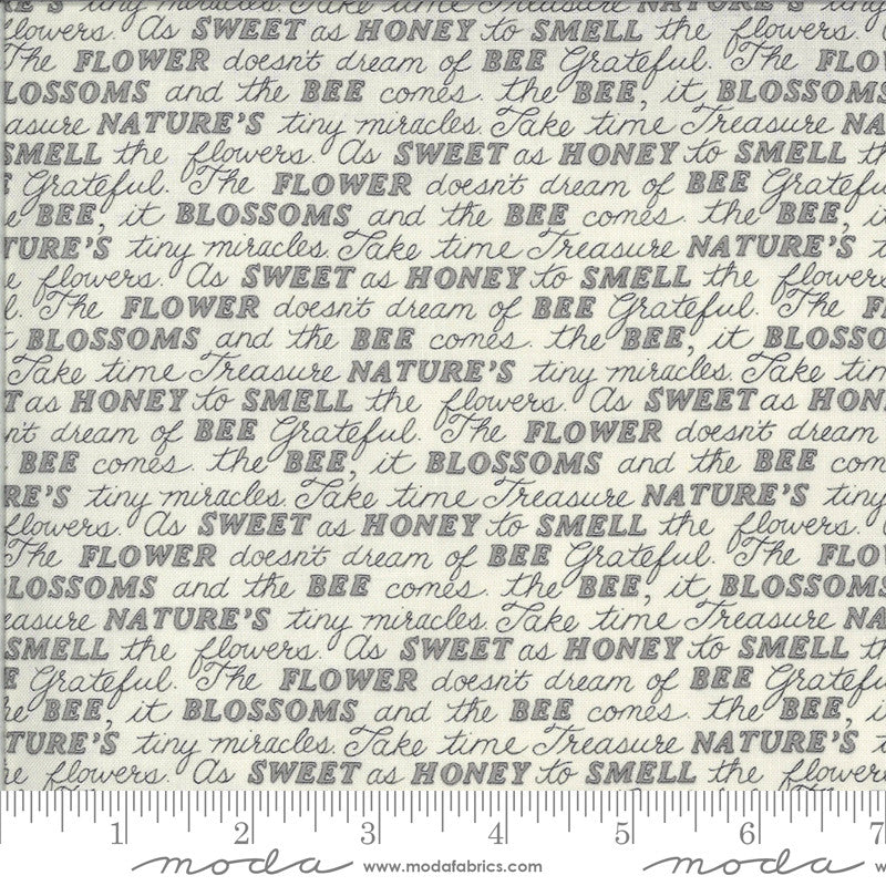 Bee Grateful by Deb Strain Sweet Words Dove Grey Style 19963-14
