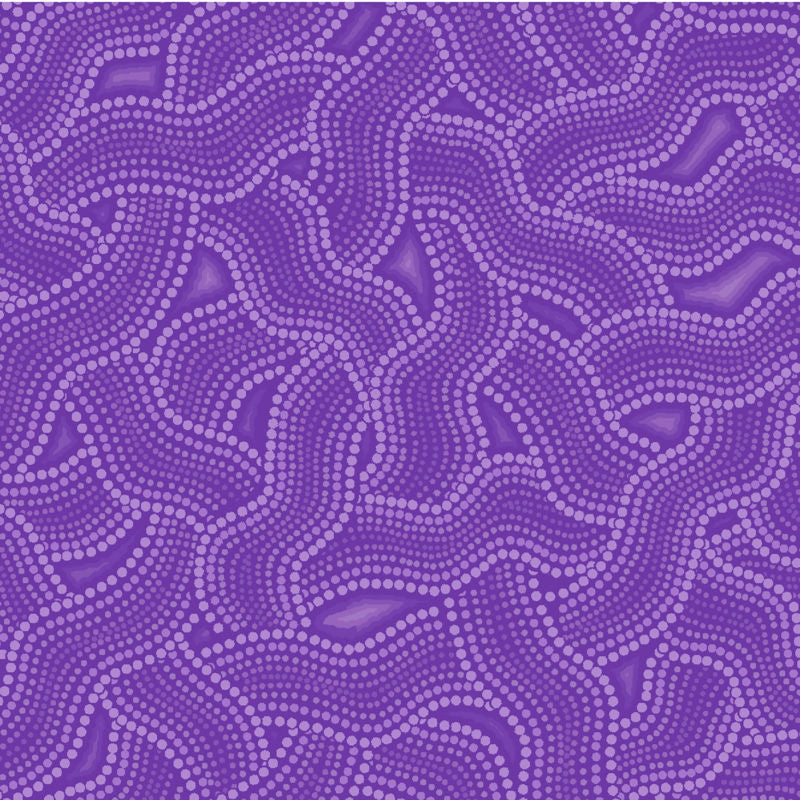 Gondwana Quilt Fabric by Oasis Fabrics Texture Purple Style 60-4144