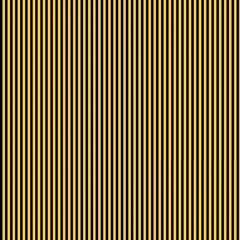 Timeless Treasures Save the Bees Black Yellow Stripe Quilt Fabric Style C8109