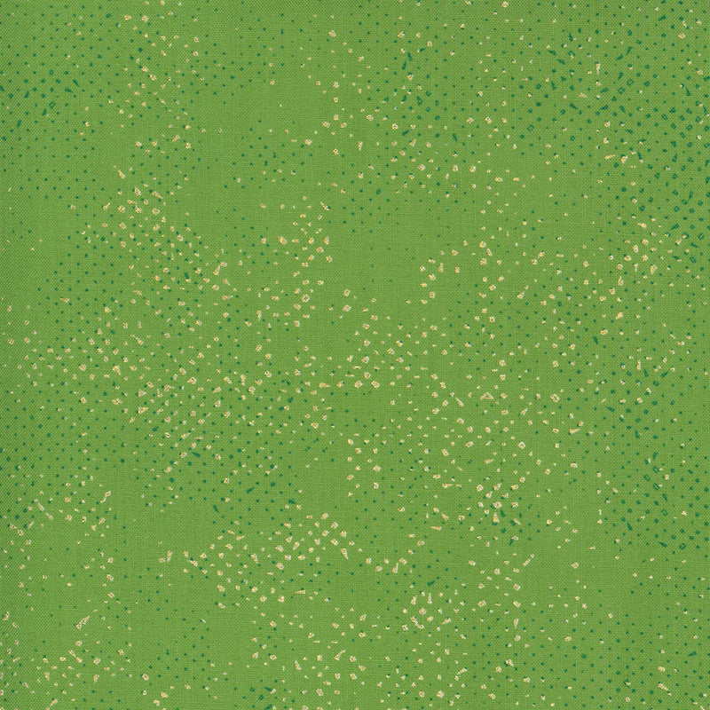 Dance in Paris by Zen Chic for Moda Fabric Spotted Style 1660/146M Grass