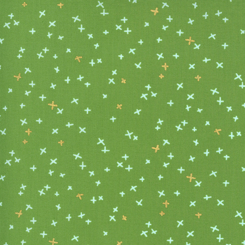 Dance in Paris by Zen Chic for Moda Fabric Swing Style 1745/15M Grass