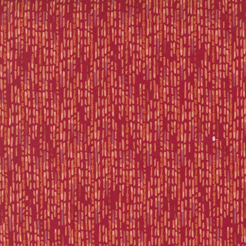 Robin Pickens Carolina Lilies Quilt Fabric Dashed Lines Style 48705/12 Red