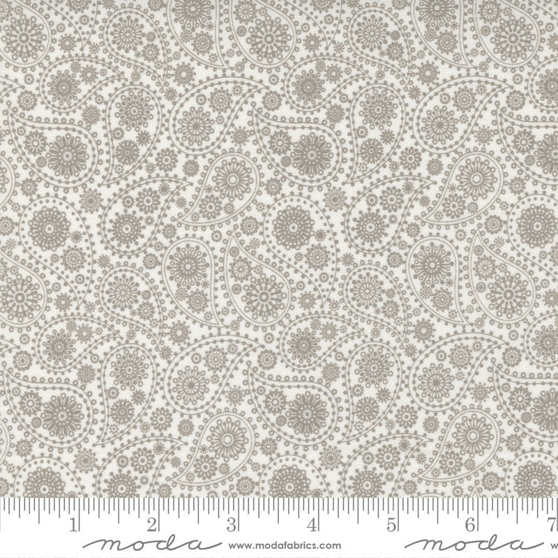 Moda Late October Paisley Quilt Fabric Style 55590/25 Concrete