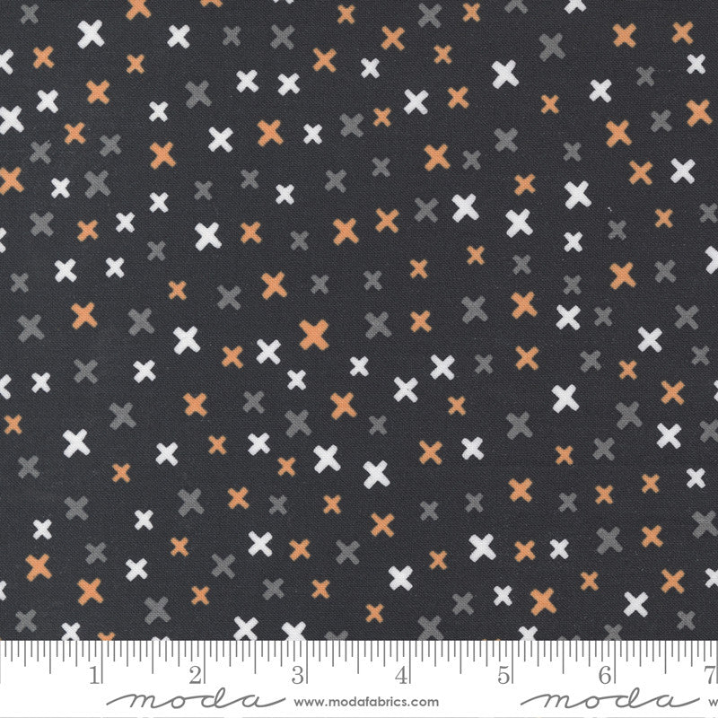 Moda Late October X's Quilt Fabric Style 55591/13 Black