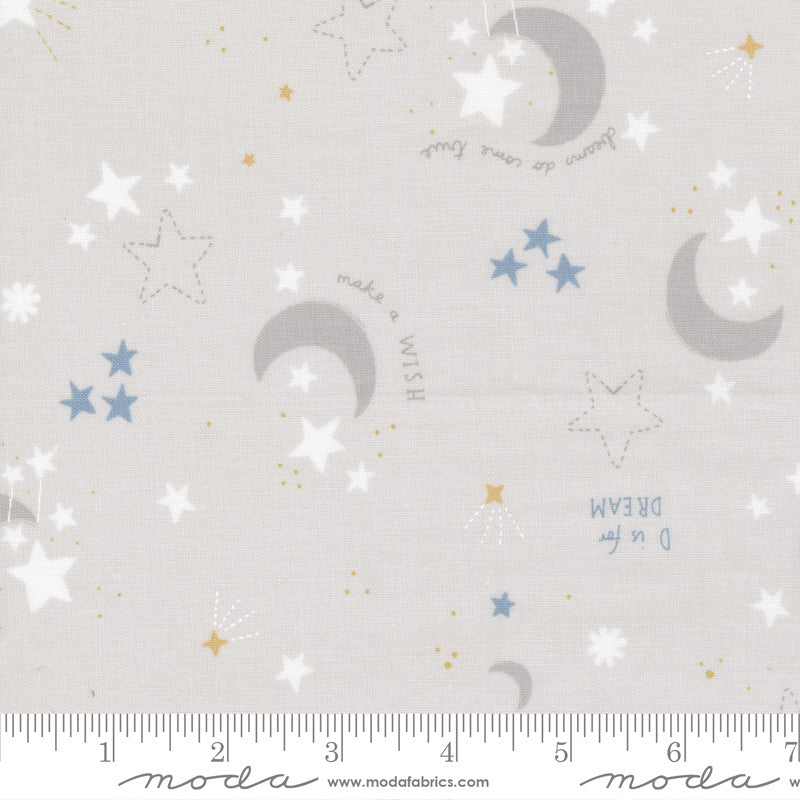 Moda D Is For Dream Stardust Quilt Fabric Style 25121/13 Grey