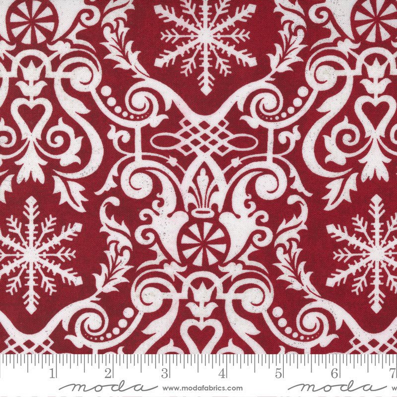 Moda Peppermint Bark Glacier Quilt Fabric Style 30691/13 Camdy Cane