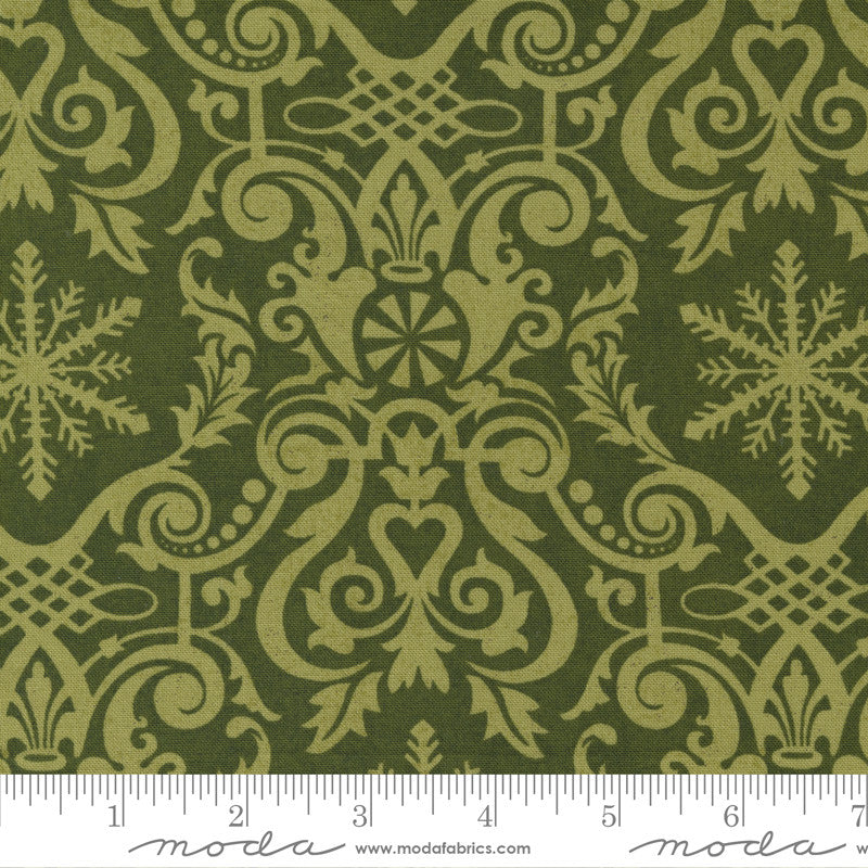 Moda Peppermint Bark Glacier Quilt Fabric Style 30691/19 Pine