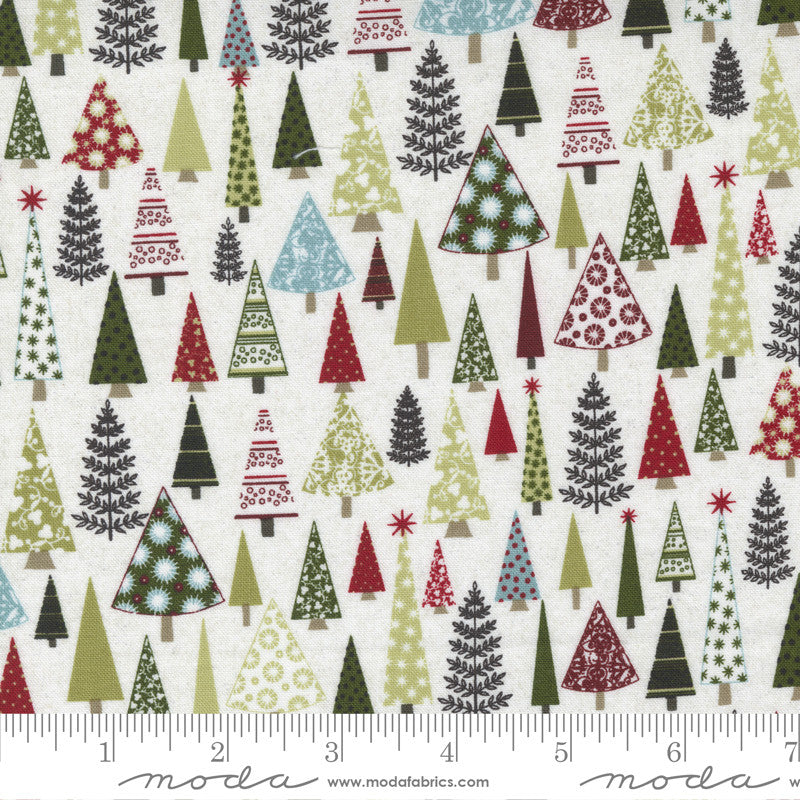 Moda Peppermint Bark Forest Quilt Fabric Style 30692/11 Marshmallow