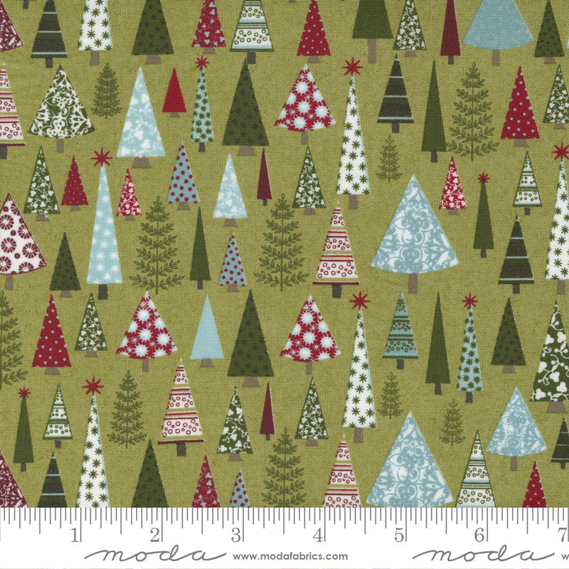 Moda Peppermint Bark Forest Quilt Fabric Style 30692/16 Fig