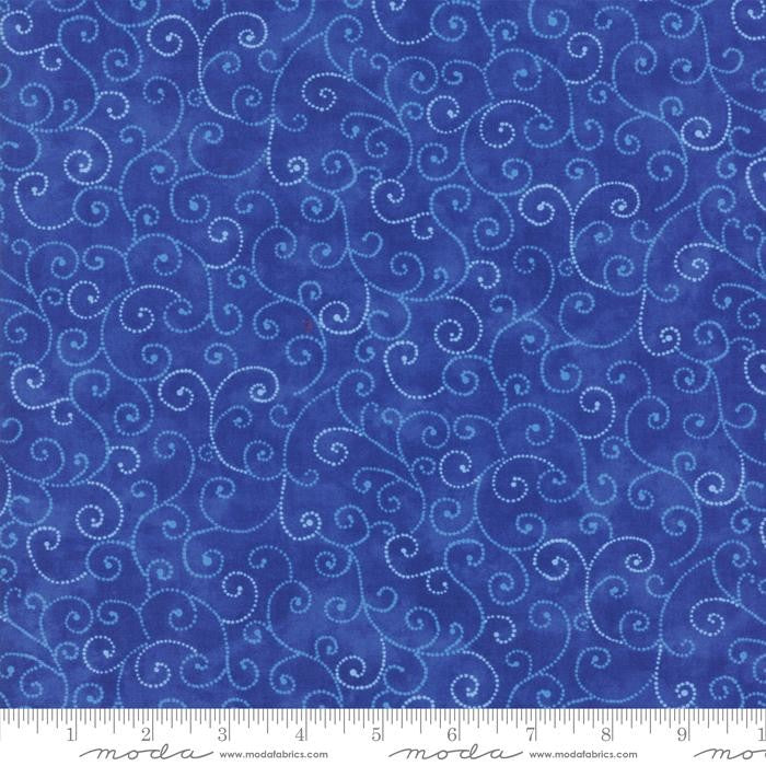 Moda Marble Swirls Quilt Fabric Royal Blue Style 9908/64