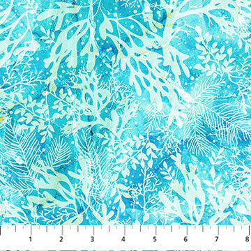 Northcott Vitamin Sea Quilt Fabric Coral Style DP25421-42 Pale Blue Multi