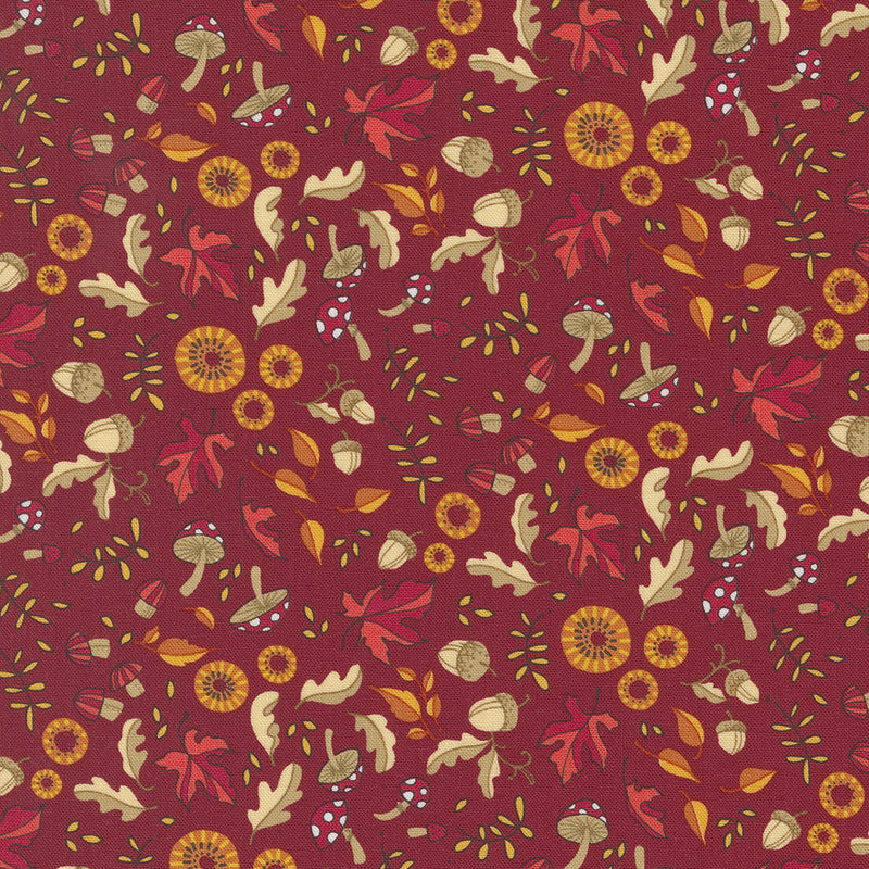 Robin Pickens Forest Frolic Quilt Fabric Fall Fling Style 48744-16 Cinnamon