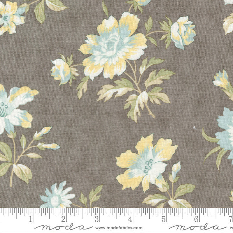 Moda 3 Sisters Honeybloom Quilt Fabric Blooming Style 44340/15 Charcoal