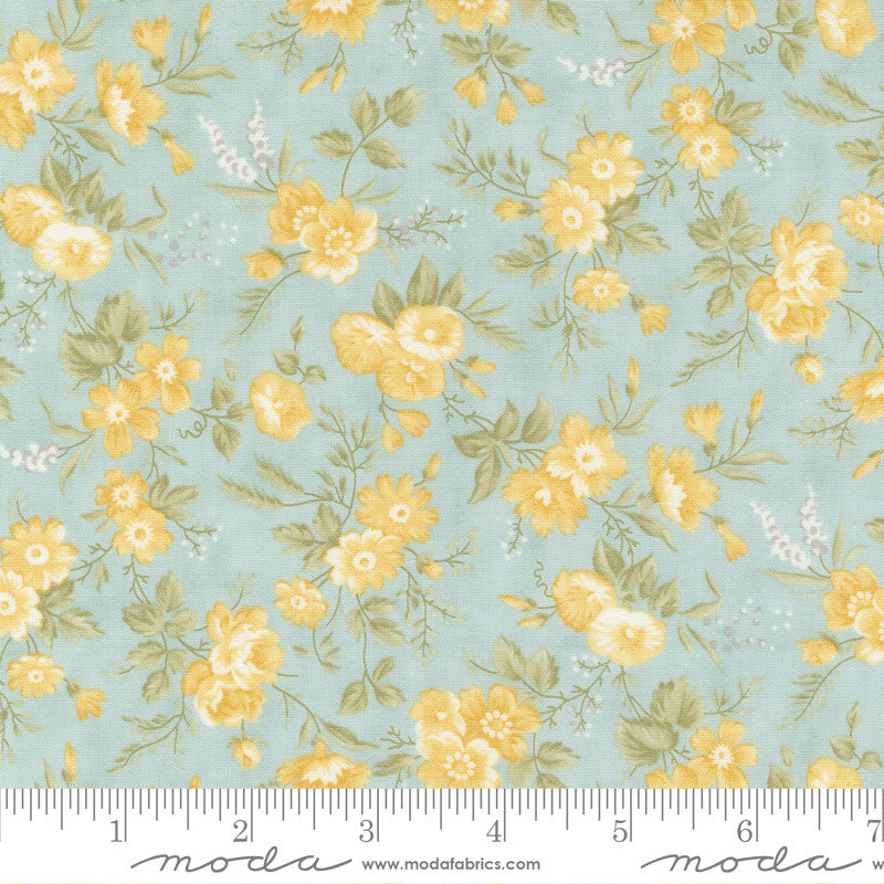 Moda 3 Sisters Honeybloom Quilt Fabric Sweet Blossoms Style 44342/12 Water