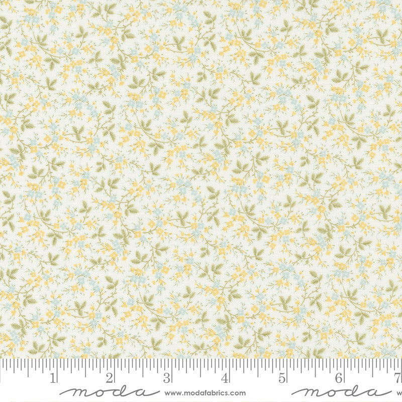 Moda 3 Sisters Honeybloom Quilt Fabric Flourishing Flowers Style 44344/11 Milk