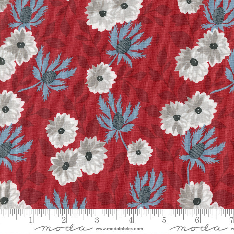 Moda Old Glory Quilt Fabric Liberty Bouquet Style 5200/15 Red