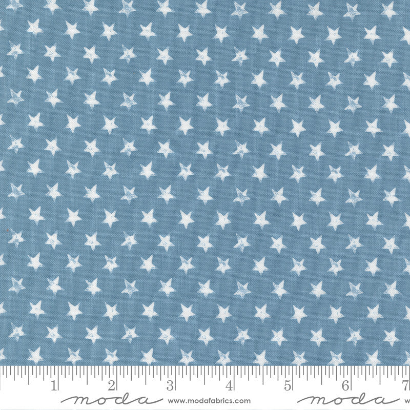 Moda Old Glory Quilt Fabric Star Spangled Style 5204/13 Sky