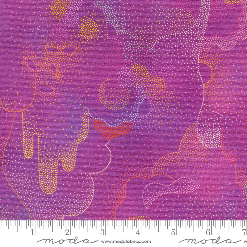 Moda Gradients Auras Quilt Fabric Pointilism Background Style 33737/16 Amethyst