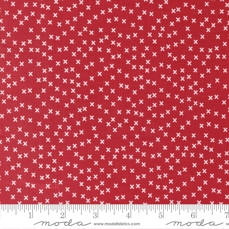 Moda Sweetwater Vintage Quilt Fabric X Style 55657/12 Red