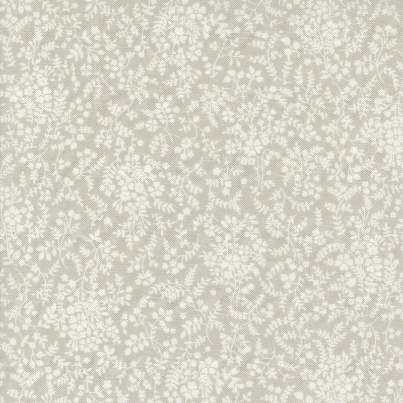 Moda Shoreline Quilt Fabric Small Floral Style 55304/26 Grey