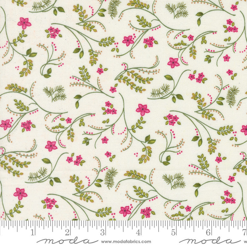 Moda Holly Taylor In Bloom Quilt Fabric Spring Imprint Style 6944/11 Magnolia