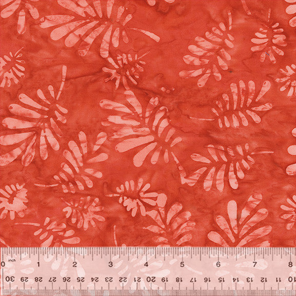 Anthology Fabrics Splendor Batik Quilt Fabric Palms Style 447Q-1 Blush