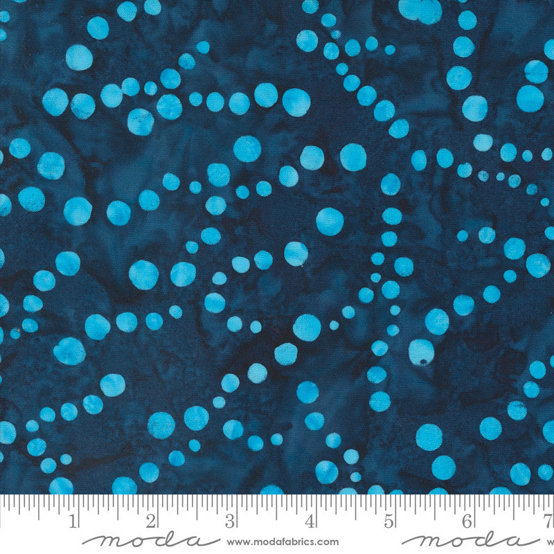 Moda Blue Ridge Batiks Quilt Fabric Dots Style 4367/30 Dusk