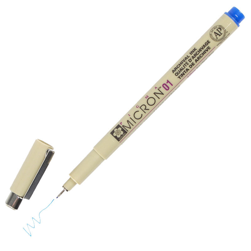 Pigma Sakura Micron Archival Waterproof Pen Size 01 .25mm