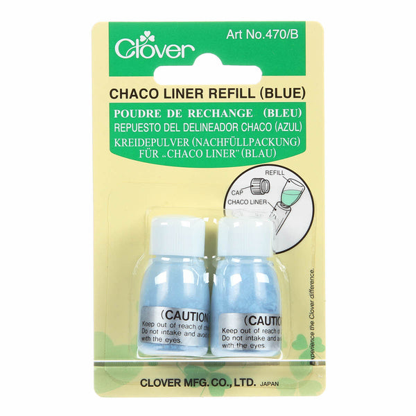 Clover Chaco Liner Fabric Marking Chalk Wheel Refill Pkg of 2