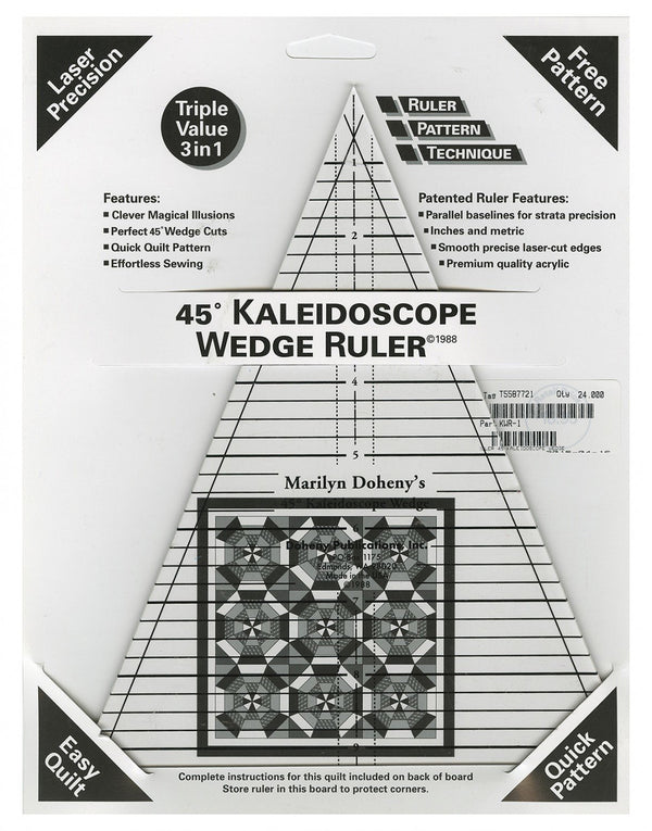 Marilyn Doheny 45 Degree Kaleidoscope Wedge Ruler