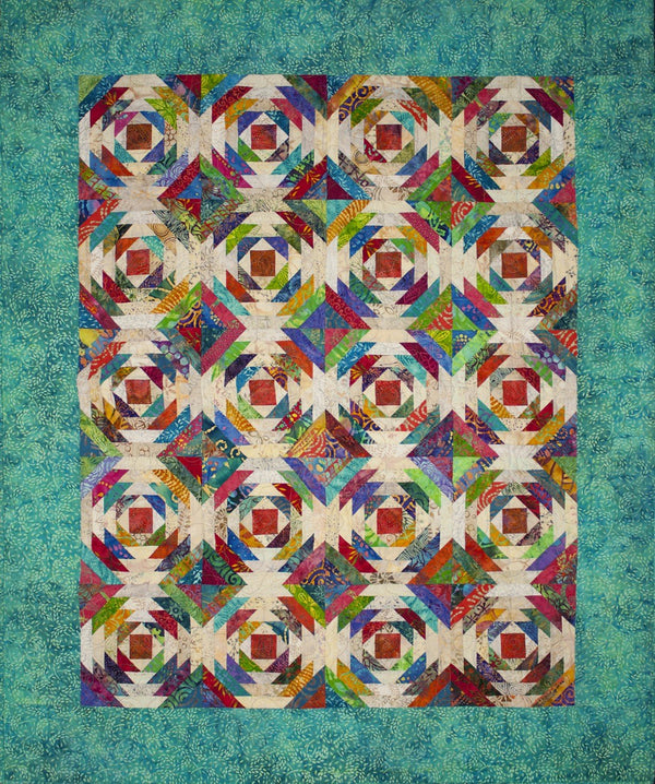 Tropical Fruit Pineapple Quilt Pattern