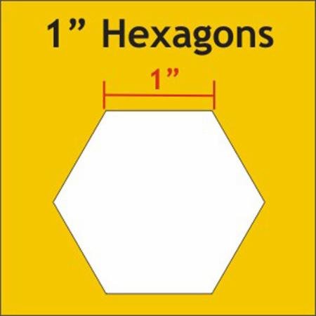 Paper Pieces 1" Hexagon Templates Set of 100