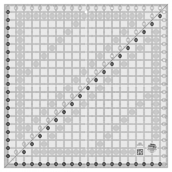 Creative Grids Quilting Ruler 20 1/2" Square