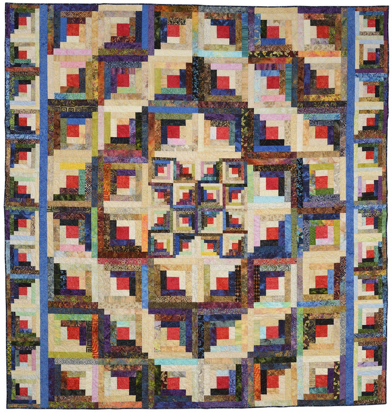 Log Cabin Star Quilt Pattern