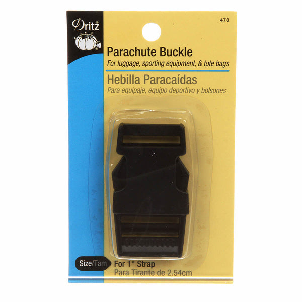 Dritz Black Plastic Parachute Buckle 1-Inch