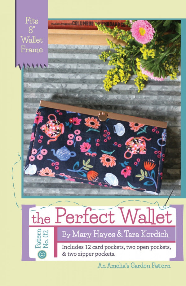 Amelia's Garden The Perfect Wallet Frame Wallet Clutch Pattern