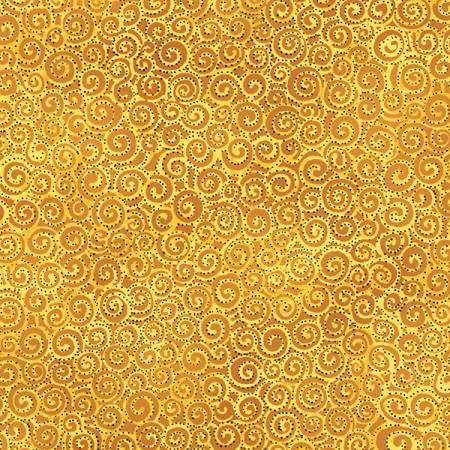 Laurel Burch Basics Quilt Fabric Yellow Tonal Swirl Style Y1293-09