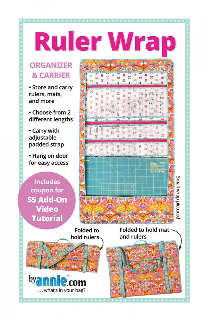 Ruler Wrap Sewing Organizer Bag Sewing Pattern By Annie