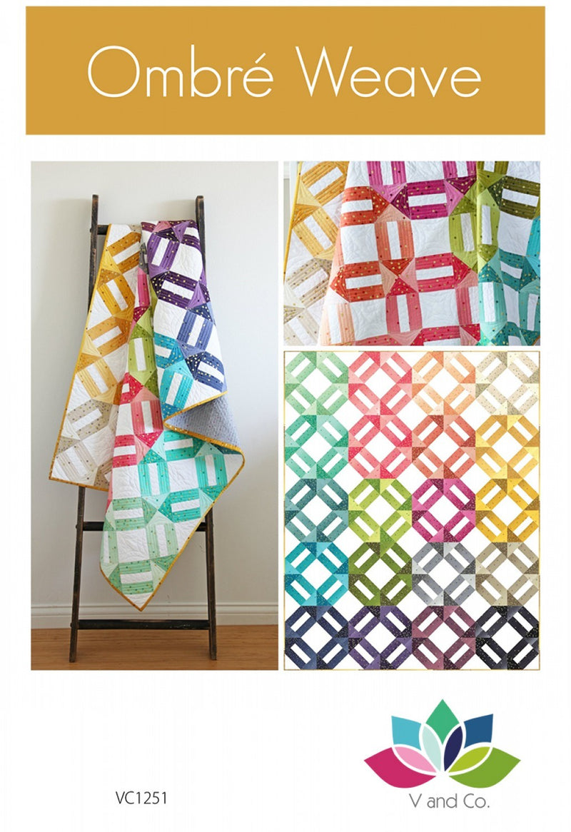 Ombre Weave by Vanessa Christenson Quilt Pattern