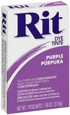 Rit All-Purpose Powder Dye Purple 1-1/8 Ounce Package