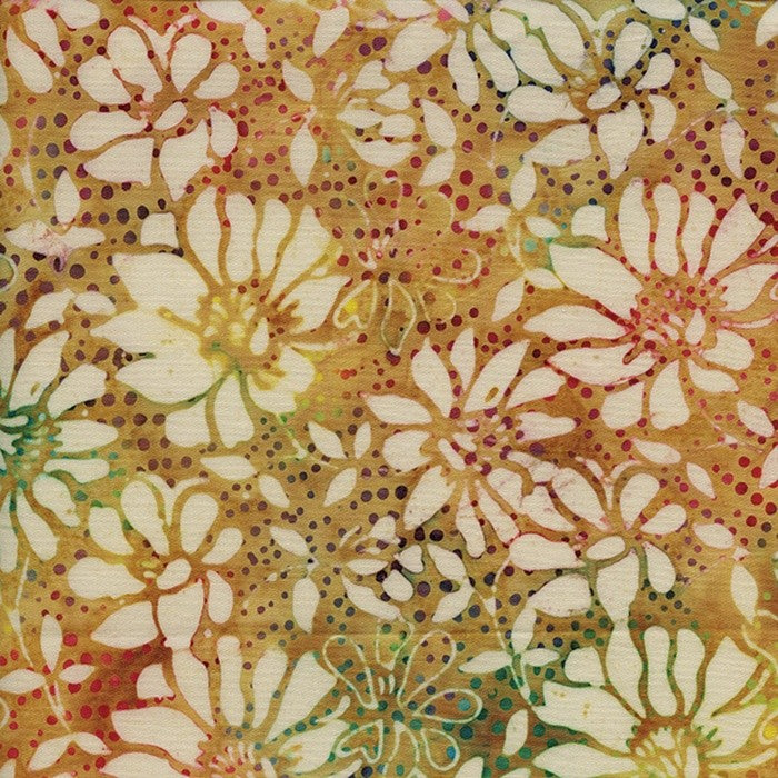 Island Batik Florida Oranges Batik Quilt Fabric Style 12150/7221