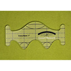 Good Measure Every Wave 1/4" Thick Machine Quilting Ruler Set of 3