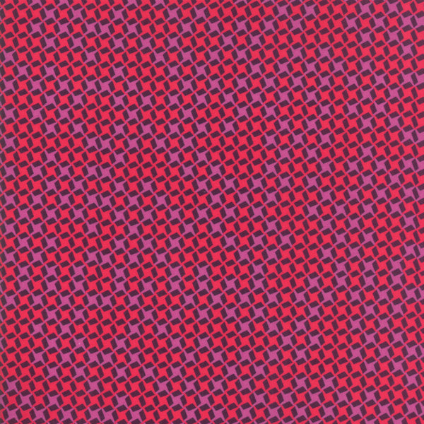 Growing Beautiful Moda Cotton Quilt Fabric Geometric Checks Plum Style 11837/15