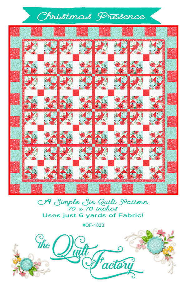 Christmas Presence A Simple Six Quilt Pattern by Deb Grogan