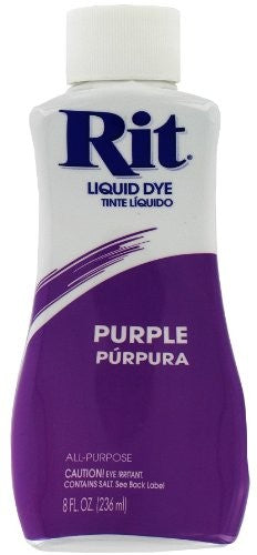 Rit All-Purpose Liquid Dye 8-Ounce Bottle Purple