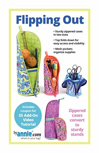 Flipping Out Zippered Cases Sewing Pattern byAnnie