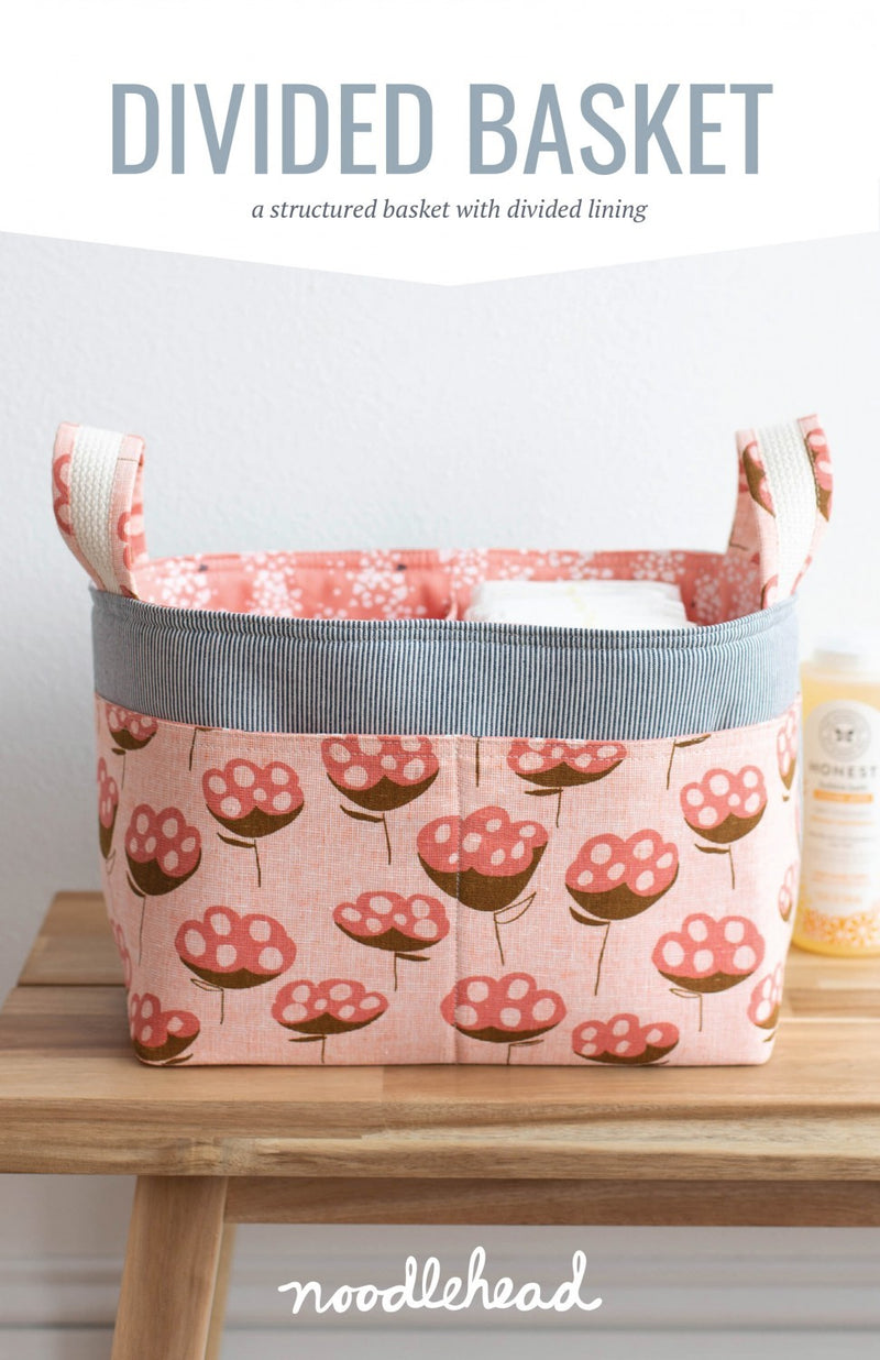 Divided Basket Sewing Pattern by Noodlehead