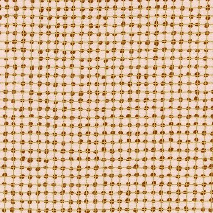 Carolyn Friedlander Jetty Quilt Fabric Metallic Border Style 19066-163 Spice